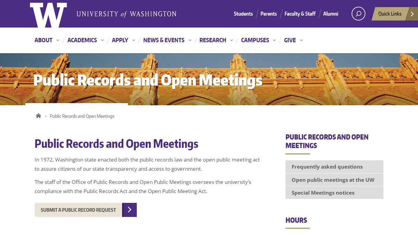Public Records and Open Meetings